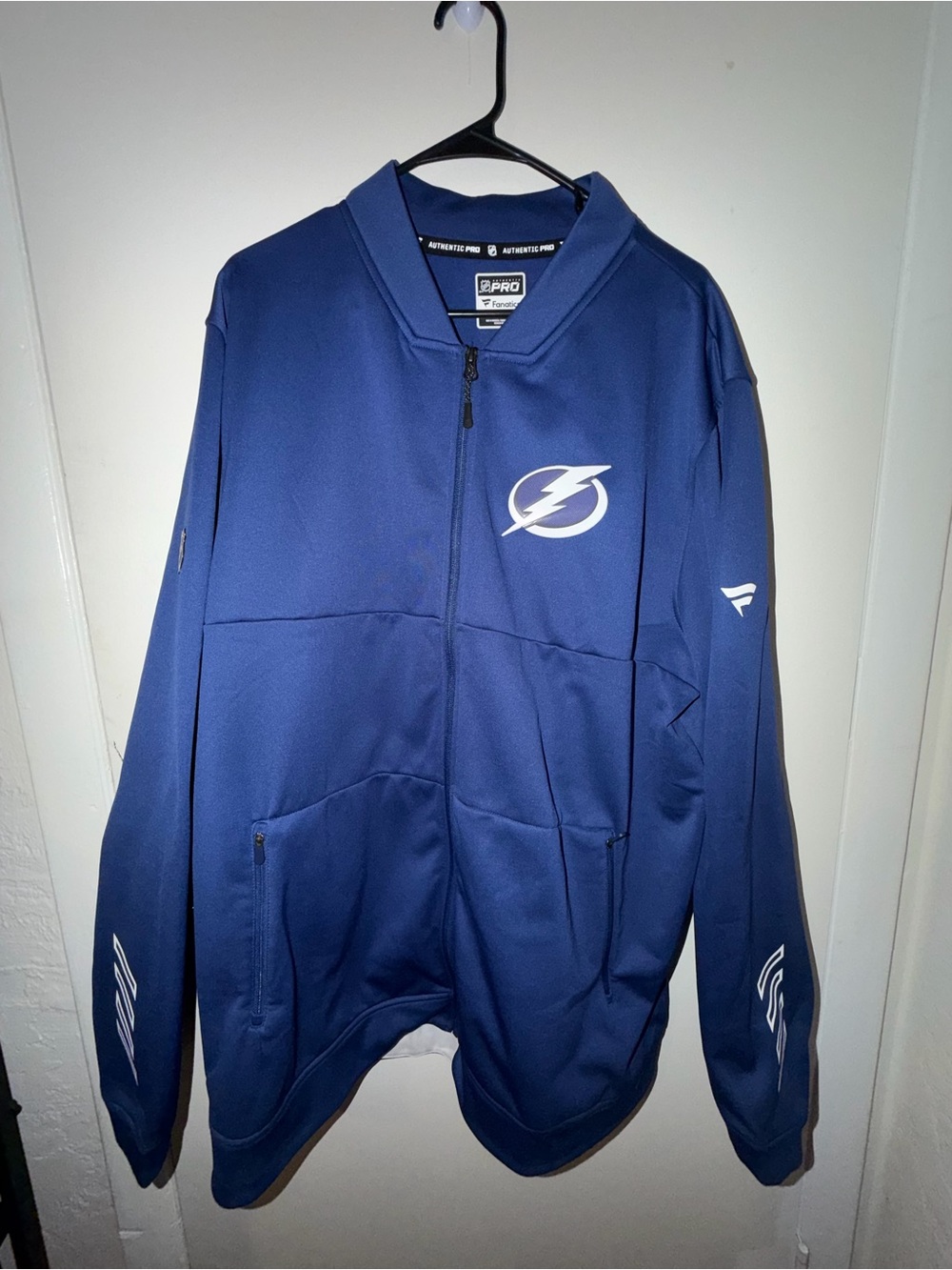 Fanatics Navy Blue Full-Zip Authentic Pro Jacket